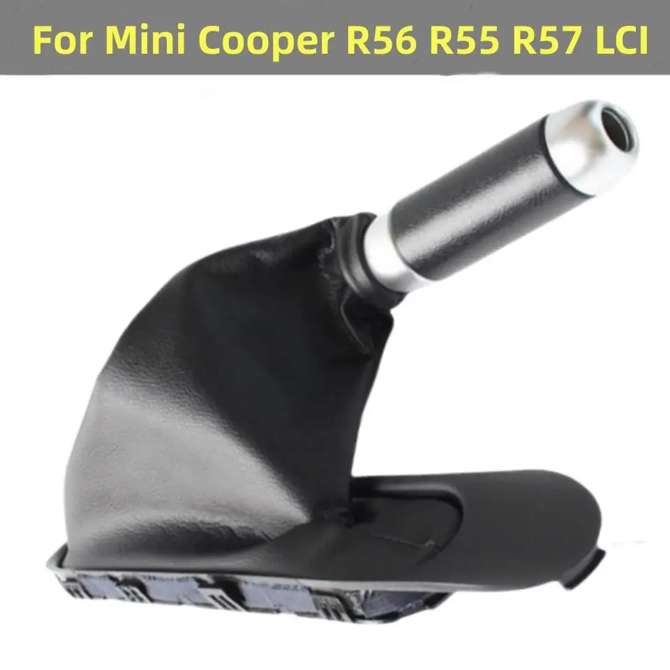 

For Mini Cooper R56 R55 R57 R58 R59 LCI Handbrake Lever Cover Black Gear Shifter Handbrake Case 2752940