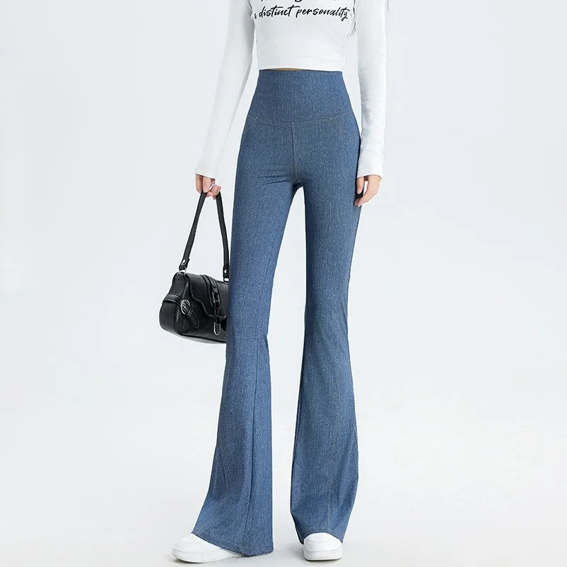 Yoga-Hose, atmungsaktiv, für Damen, angehoben, seidig, dicker Look, Camo, rutschfest, Siebenviertel, bequem, Damen, Glanz, Detail, Match-Dekoration, Damen