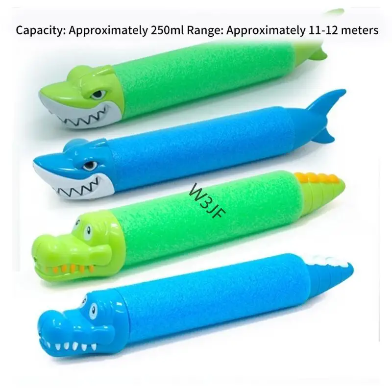 

W3JF вытащить мультипликационную тему водяные орудия Eva Water Soaker Blasters for Kids и Family Fun Bool Beach Water Toy