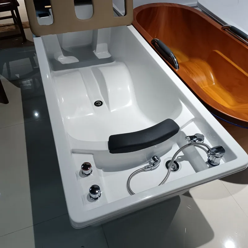 Bath bath massage table rubbing salt health center integrated bath bucket