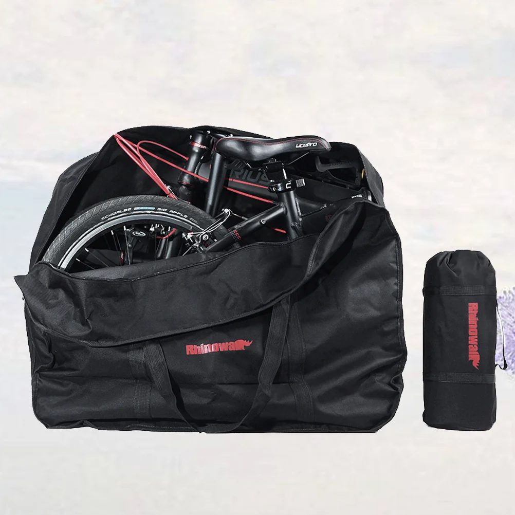 Bolsa plegable para bicicleta de 20 pulgadas, bolsa de transporte para vehículo de carga gruesa empaquetada para coche eléctrico, ligera, resistente al agua