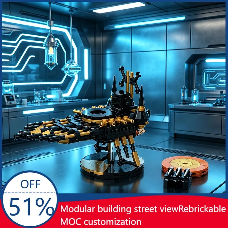 new-237pcs-chaos-planet-killer-black-legion-colour-scheme-moc-model-blocks-diy-assembly-educational-toy-for-fans-display-gift