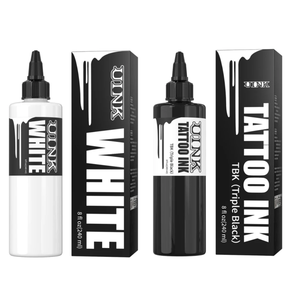 New In UINK Dynamic Tattoo Ink 8oz/240ml Makeup Studio Tattoo Pigment Works For Practice Supplies Professional Official Safety