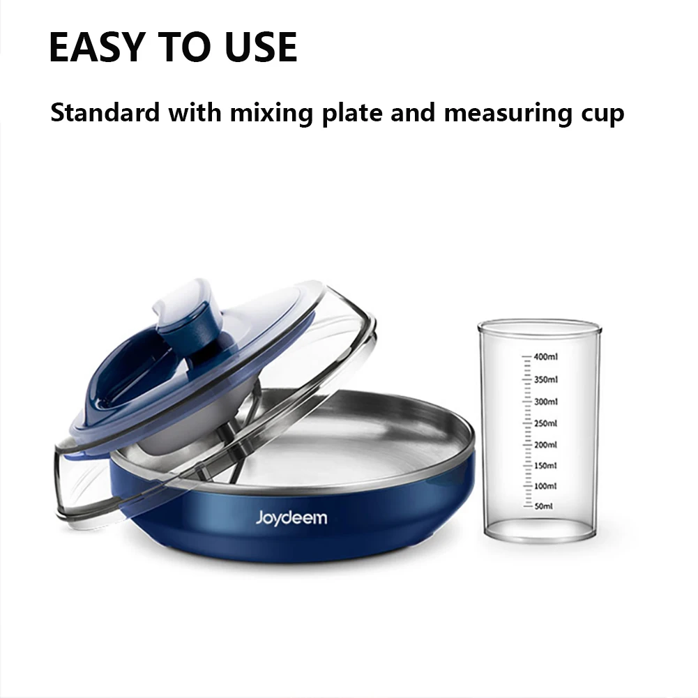 Macchina per crepes elettrica joythem, macchina per Pancake antiaderente con maniglia per il controllo della temperatura, 8 pollici blu, JD-9401B