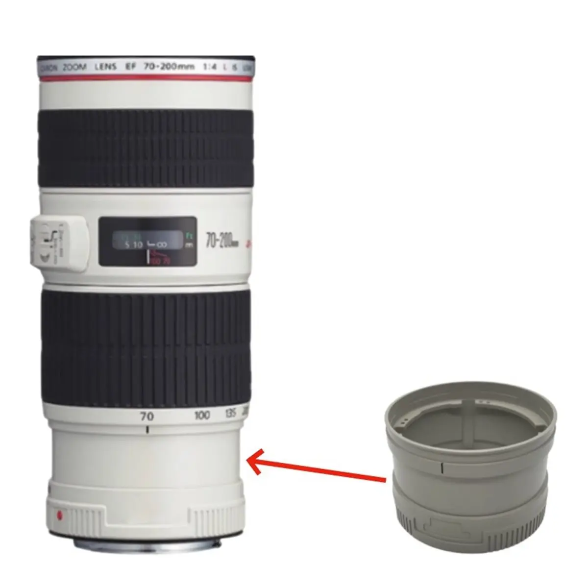 Lens Mount for EF 70-200mm F/4 L is CY3-2177-000 Replacement Repair Accessory for Telephoto Lens