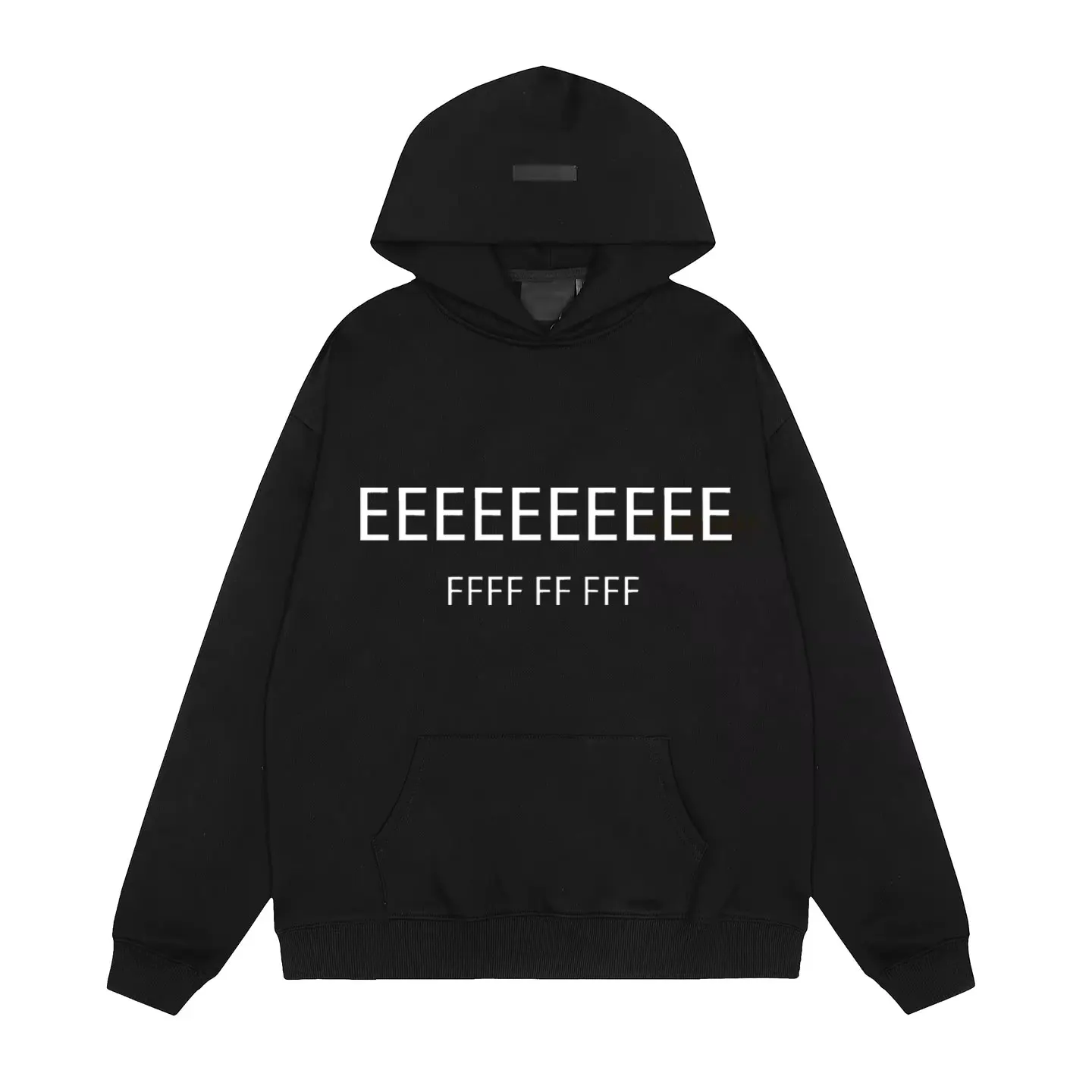 2026 Hot Selling Men's Jogging Sweatshirt, Luxurious Design, Front and Back Plush Letters, Street Style Couple Hooded Sweatshirt