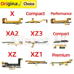 Bilashmart on off Buttons Side Key Power Volume Flex Cable Sony Xperia X XZ XZs XZ1 XZ2 XZ3 1 2 3 Compact Premium Performance