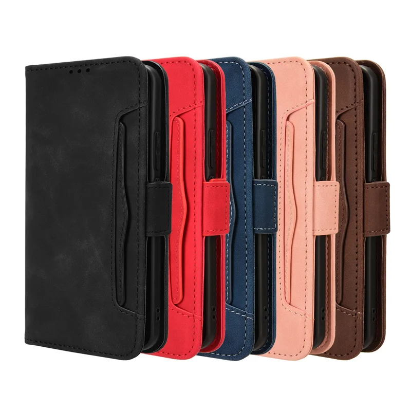 For Oppo Reno 12 Pro 5G Case Multi-card slot Cover Leather Case Protect Cover For OPPO Reno12 Pro 5G Stand Flip Wallet Case