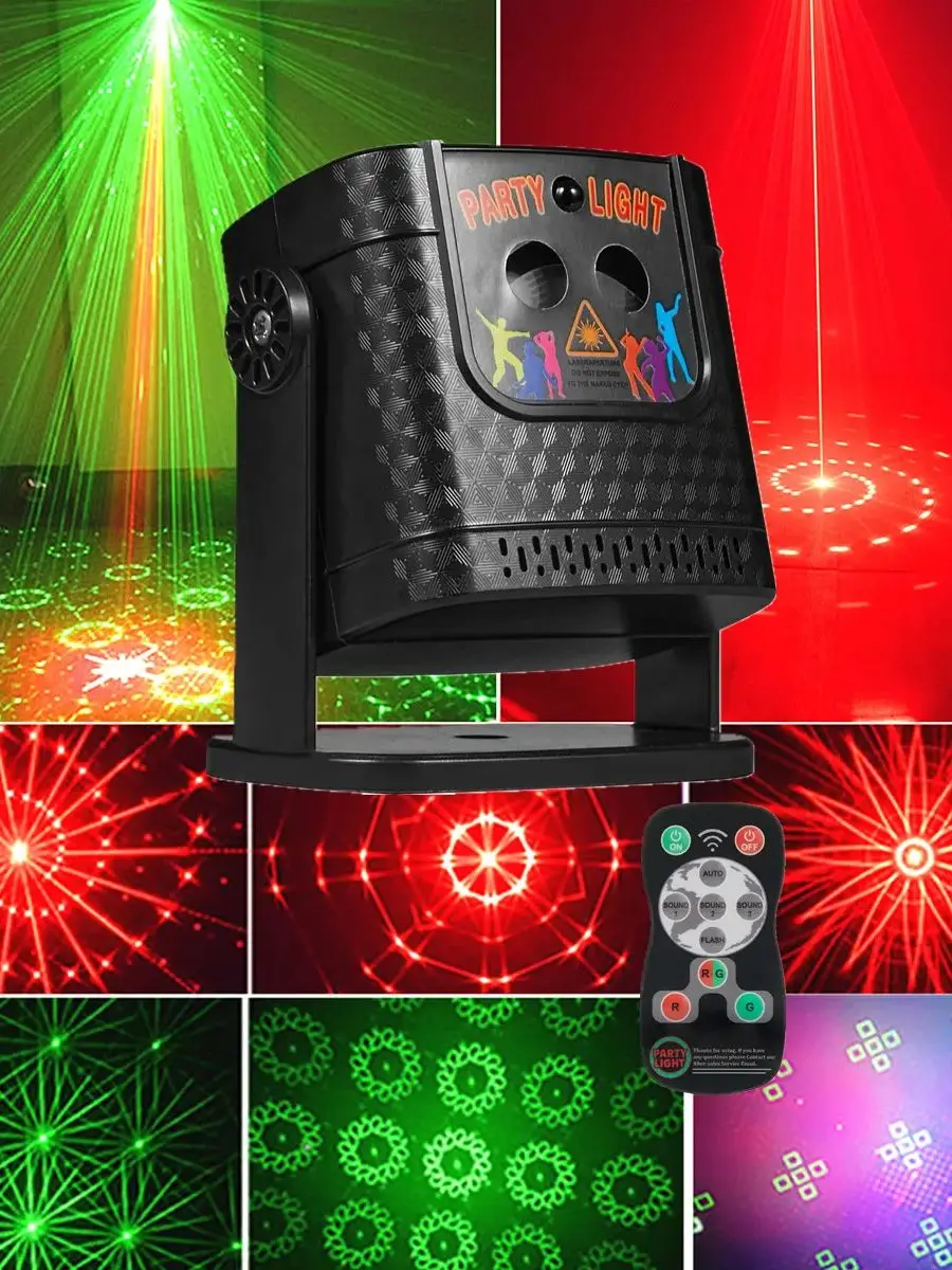 USB-betriebene Laser-Stroboskop-Partylichter, DJ-Disco-Projektoren, tragbare Familien-Camping-Dekorationen, Lichtshow für Veranstaltungen