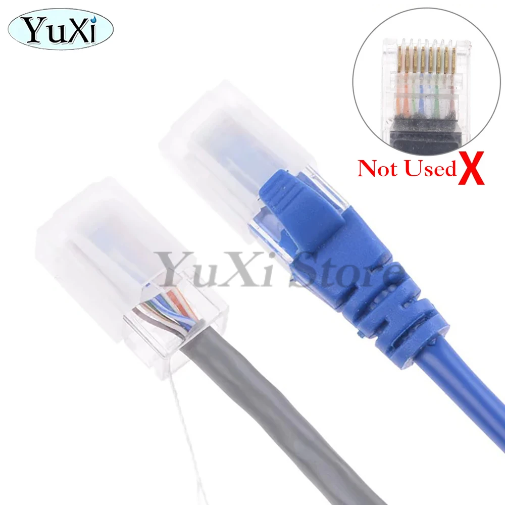Picture 4: RJ45 Ethernet Connector Dustproof Cover Network Plug Cover Cap for Cat5e Cat6 CAT7 CAT8 RJ45 Protector Plug Caps