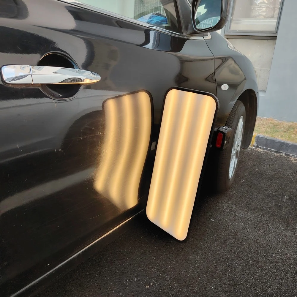 52cm Adjustable Three Color Dent Reflector Light Car PDR LED Suction Cup Unpainted Dent Repair Tool Without battery