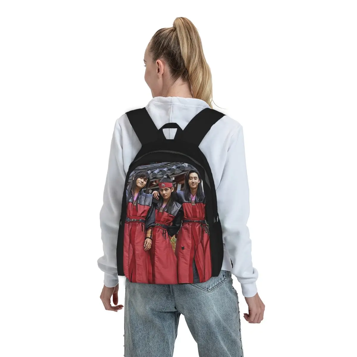 Mochila Cast Of Hwarang TV, mochila para estudiantes, mochila escolar para niños, bolsos de hombro para ordenador portátil para hombres y mujeres