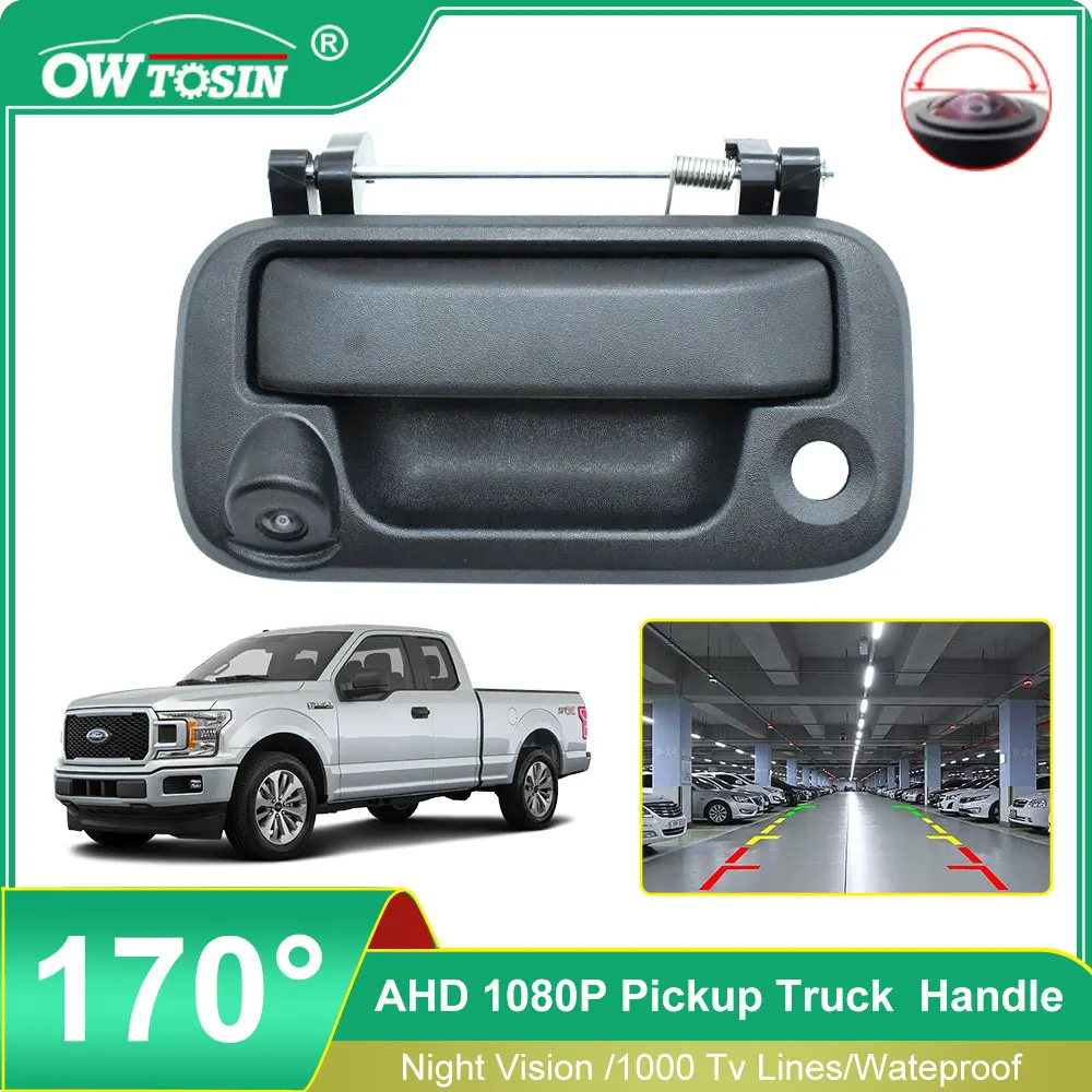 

Для Ford F150 F250 F350 F450 2008 2009 2010 2011-2014 пикап с ручкой автомобильной камеры AHD 1080P Fisheye задняя автомобильная камера