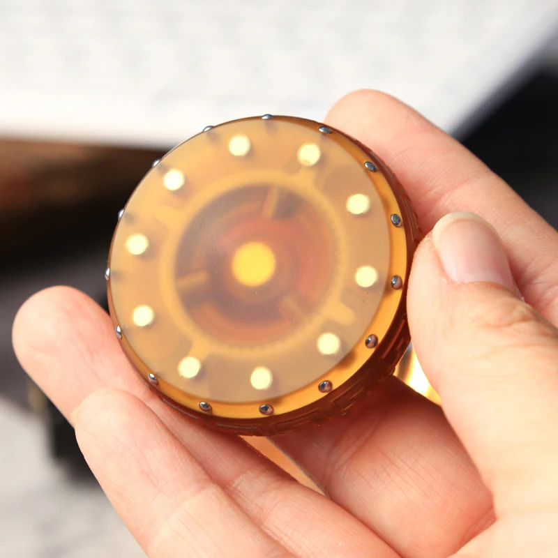 Creatieve vibrerende trommel EDC Fidget Spinner Stijlvolle ratelmunt Leuk fidgetspeelgoed PEI Tactiele mechanische munt Fidgetspeelgoed ADHD-speelgoed