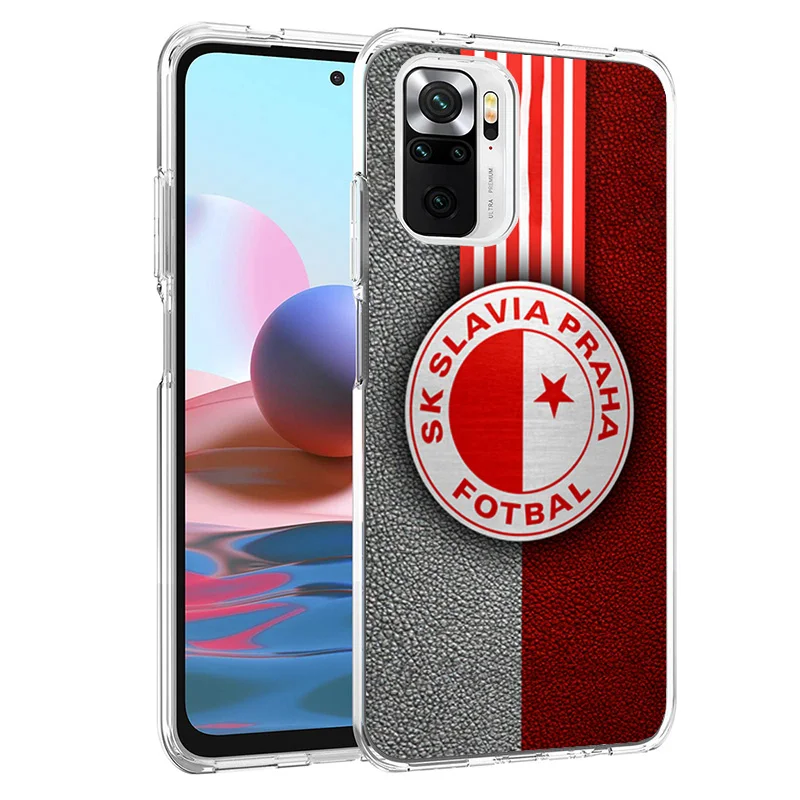 Sk Slavia Praha Czech Republic Phone Case For Xiaomi Redmi 12 12C 10 10C 10A 9 9A 9C 9T 8 8A 7 7A 6 Pro 6A K70 K60 K40 K20 S2 Pr