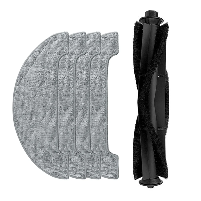 5 peças de reposição escova principal pano mop para viomi s9 limpeza doméstica acessórios aspirador