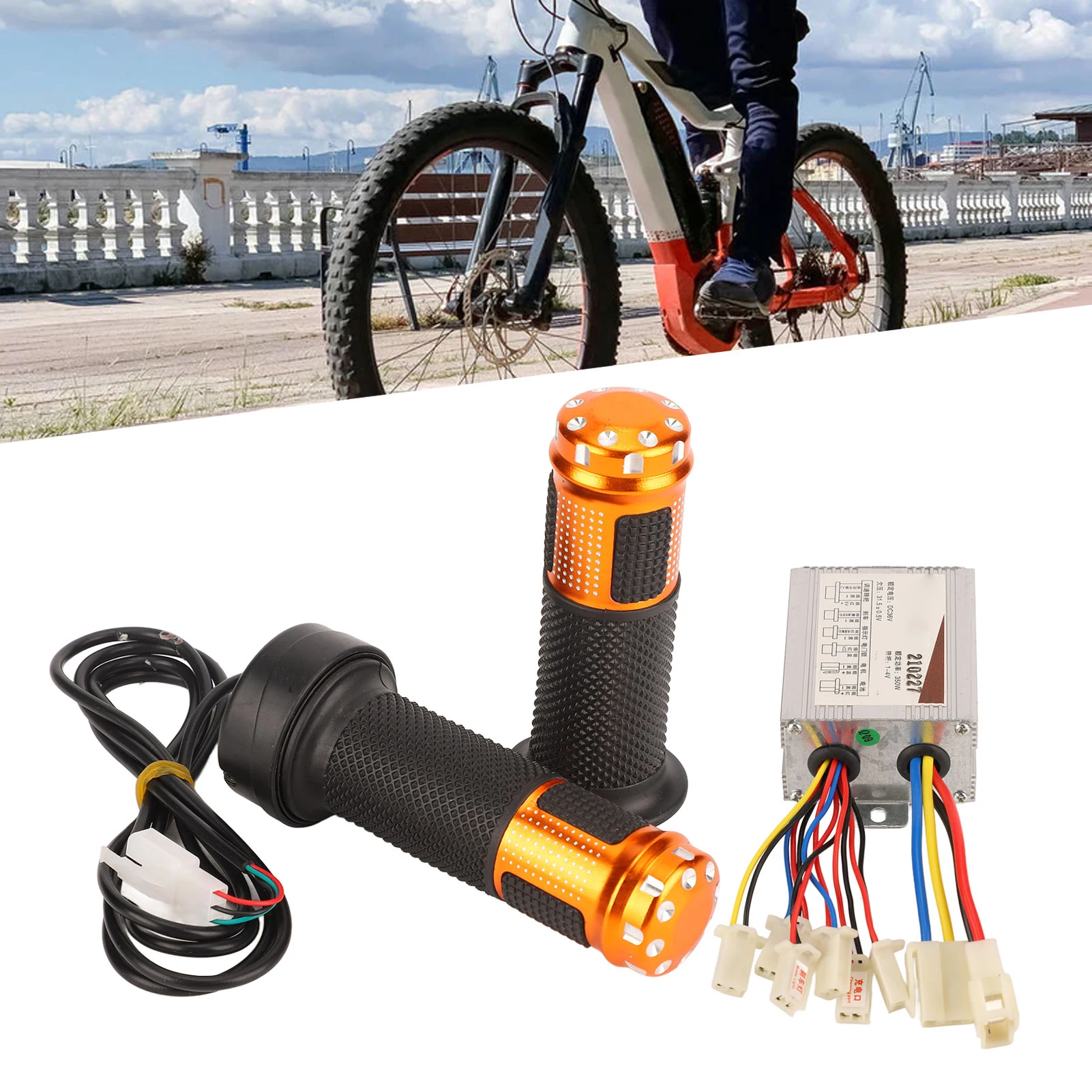 

Электрический матовый регулятор скорости Электрический велосипед Матовый контроллер и набор ручек Удобный 36 В 350 Вт для езды на открытом воздухе