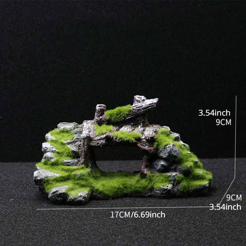 1PC Resin Rockery Bridge Aquar - đánh giá và giá Aquarium Fish Bridge