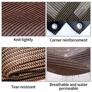 مظلة صافي حديقة فناء الشمس مأوى Bivouac الظل المظلة في الهواء الطلق التخييم المحمولة واقية من الشمس شبكة حديقة نبات السيارة الشمسية الغطاء أفضل 8 مظلة شاطئية محمولة مبيعا - رقم 6