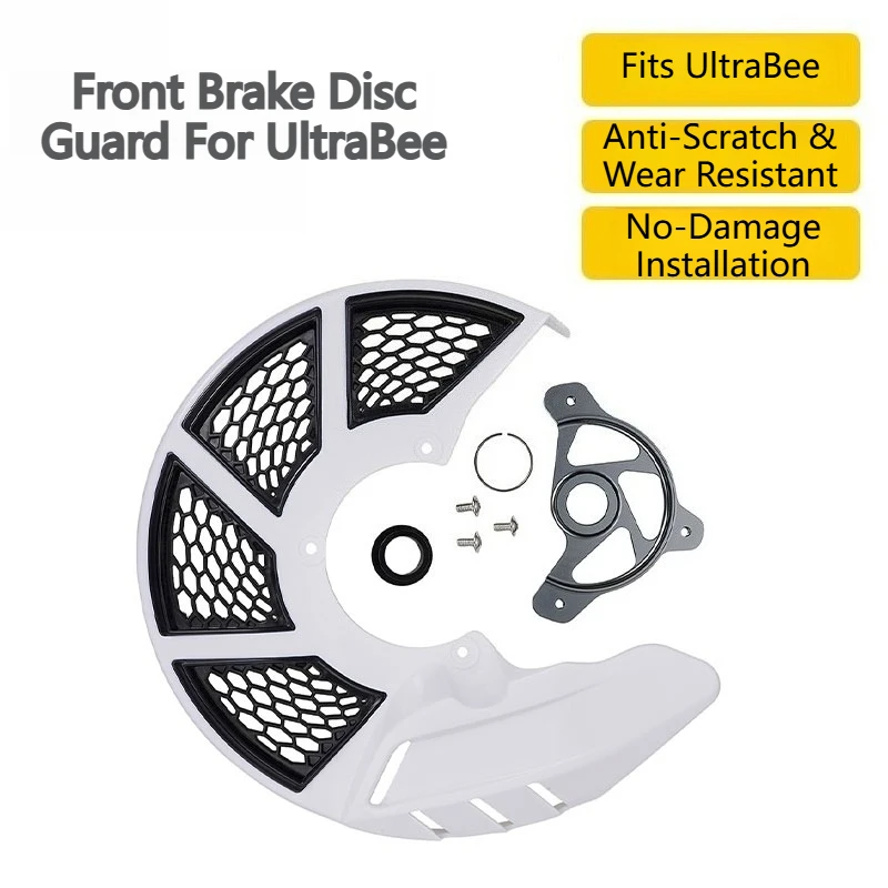 For Surron UltraBee Front Brake Disc Protector, Modified Anti-scratch Wear Resistant Brake Disc Guard, No Damage Installation