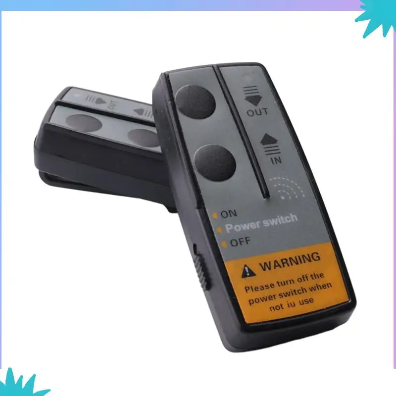 ABZW 6 ensemble 12V 24V 2.4G 50M universel voiture sans fil treuil grue télécommande avec double combiné gamme à distance