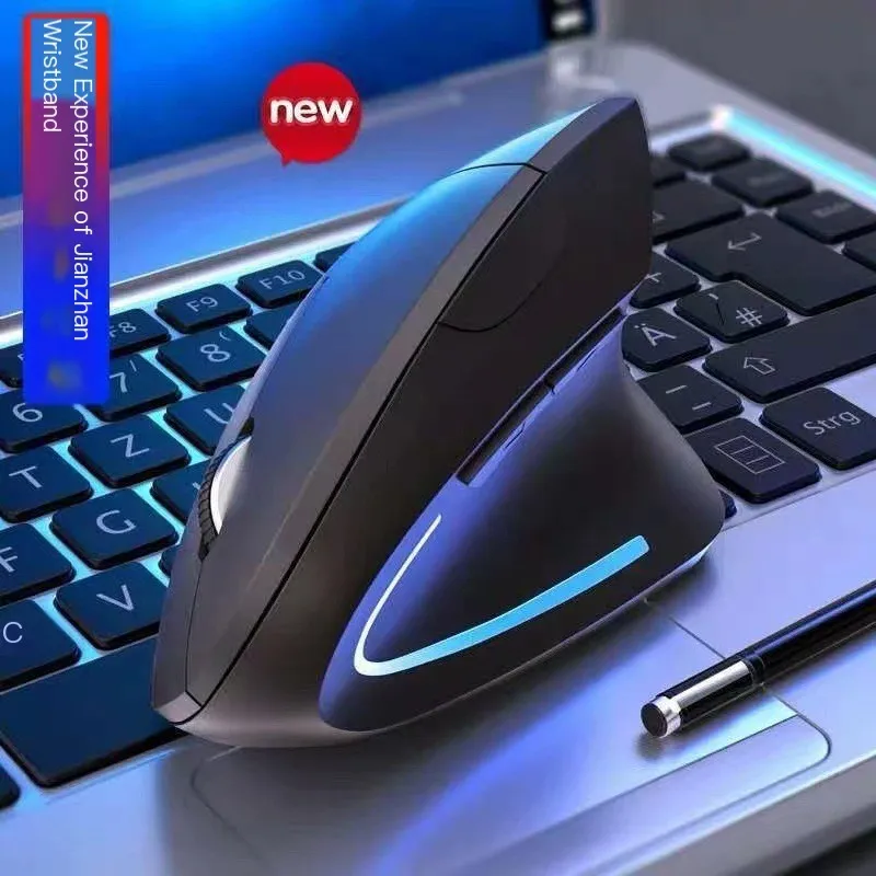 

Wireless Right Hand Office Mouse USB Ergonomic Vertical Mouse 2.4G Optical Pro Gamer Mice Office Mause With Backlit For Laptop