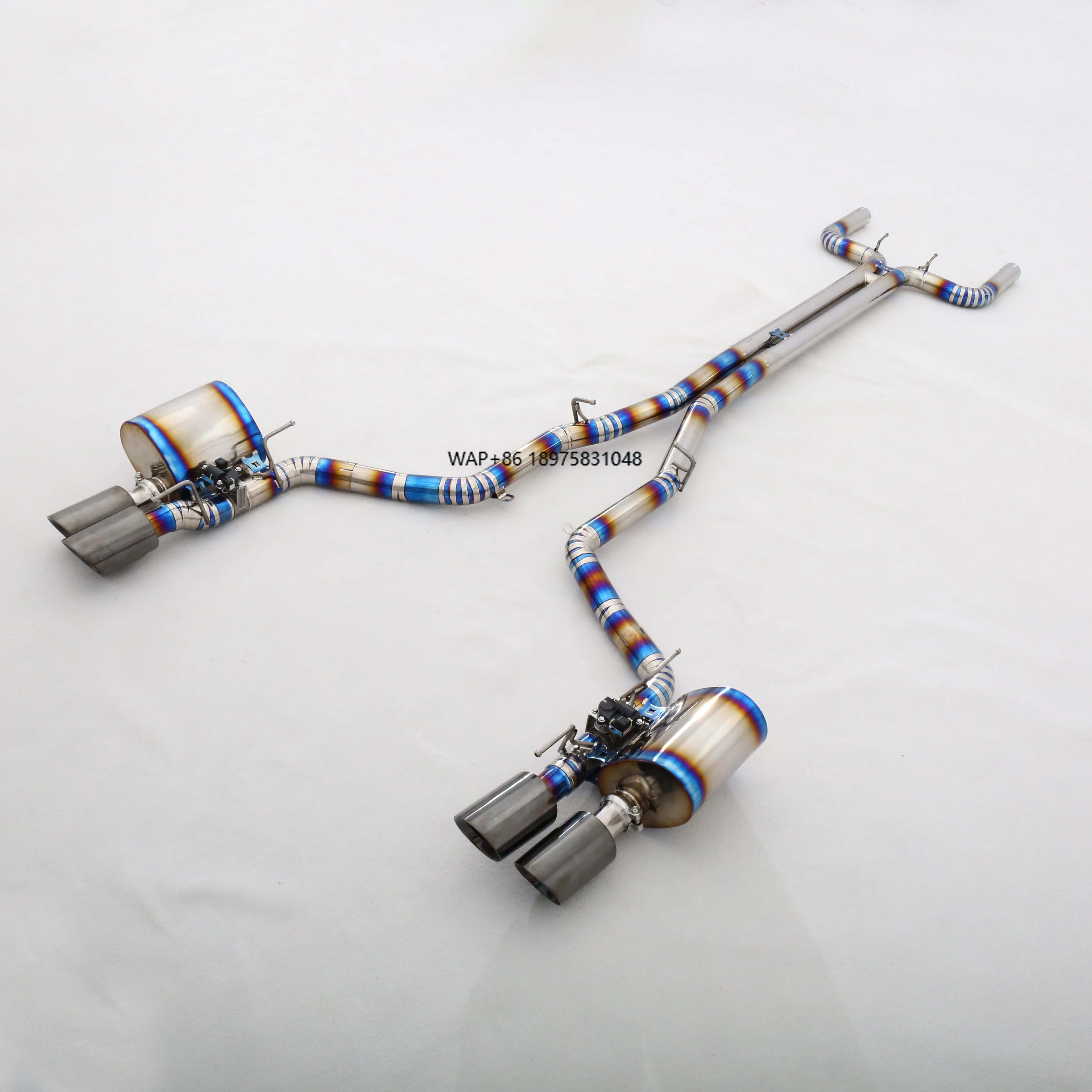 Custom 304 Stainless Steel/Titanium Valved Exhaust System for 3.0T V6 Designed Specifically Exhaust Pipes