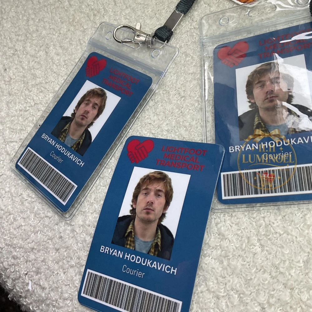 ResIdent Evil Bryan HoDukavich ID Card Badge, Lightfoot Medical Transport Cosplay ID Badge,Halloween Cosplay Costume Accessory