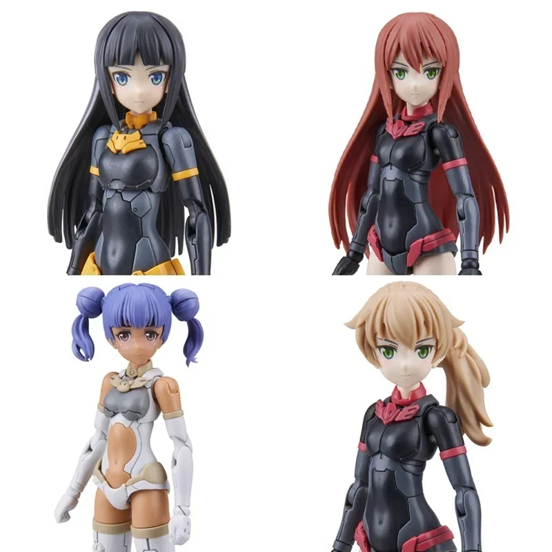 

Bandai Genuine 30MS Anime Figure 30MM Mobile Suit Girl Hairstyle Accessory Pack Collection Anime Action Figure Without Body