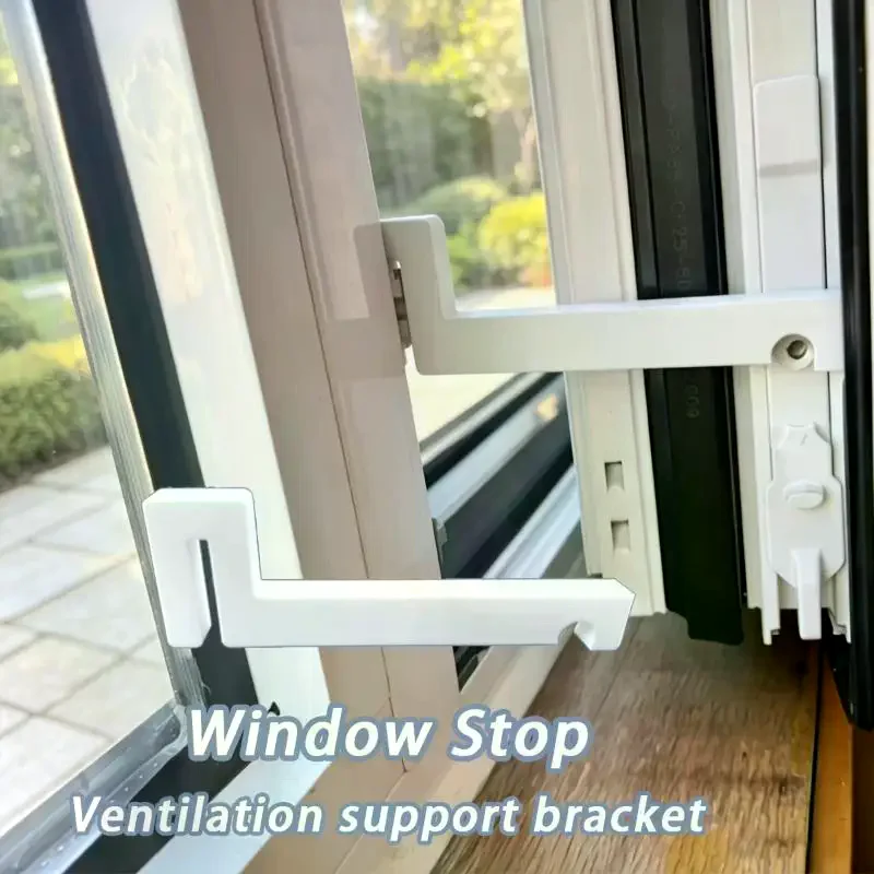 Window And Door Stop Fixing Device Outward-Opening Flat-Opening Window Limit Block Windproof And Anti-Shake Fixing Buckle