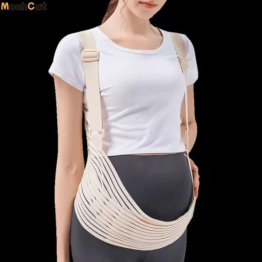 Double Support Pregnant Belt Multipurpose Prenatal Maternity Belly Belt Waist Care Back Brace Protector Abdomen Support Band