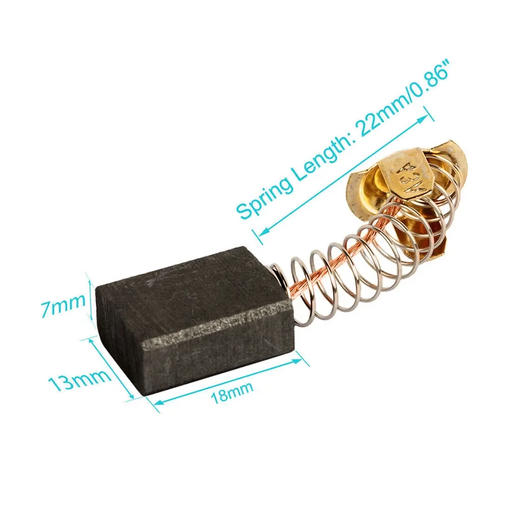電気モーター用カーボンブラシ,スペアパーツ,スペアパーツ,スペアパーツ,18mm x 13mm x 7mm