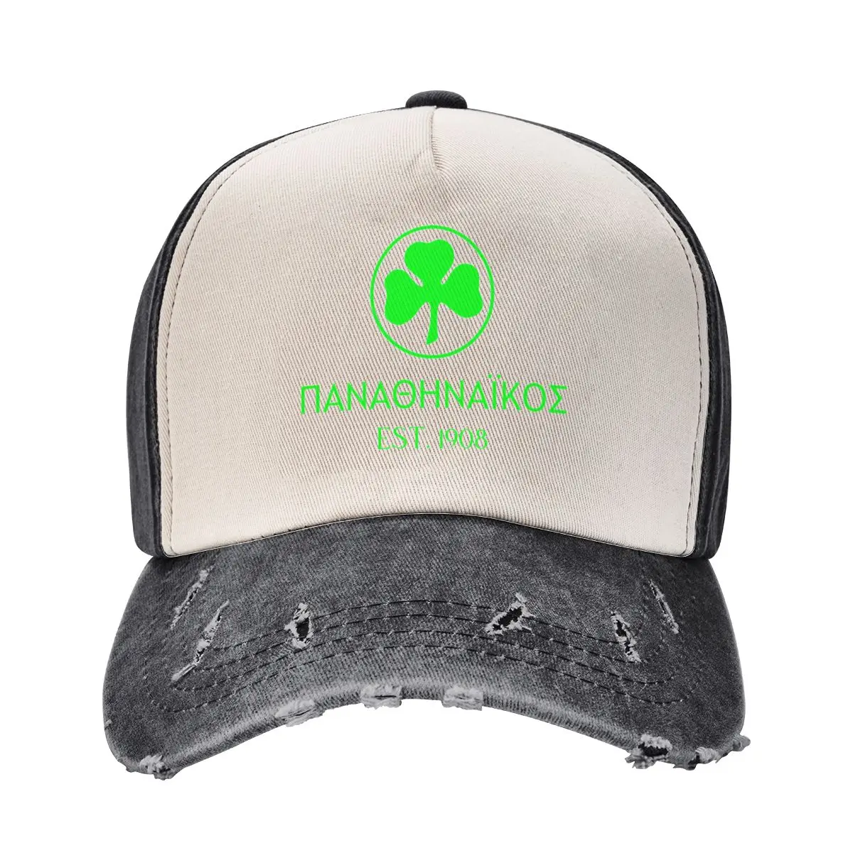 Panathinaikos Greek green 2 Baseball Cap Sun Cap Sunscreen Woman Men's