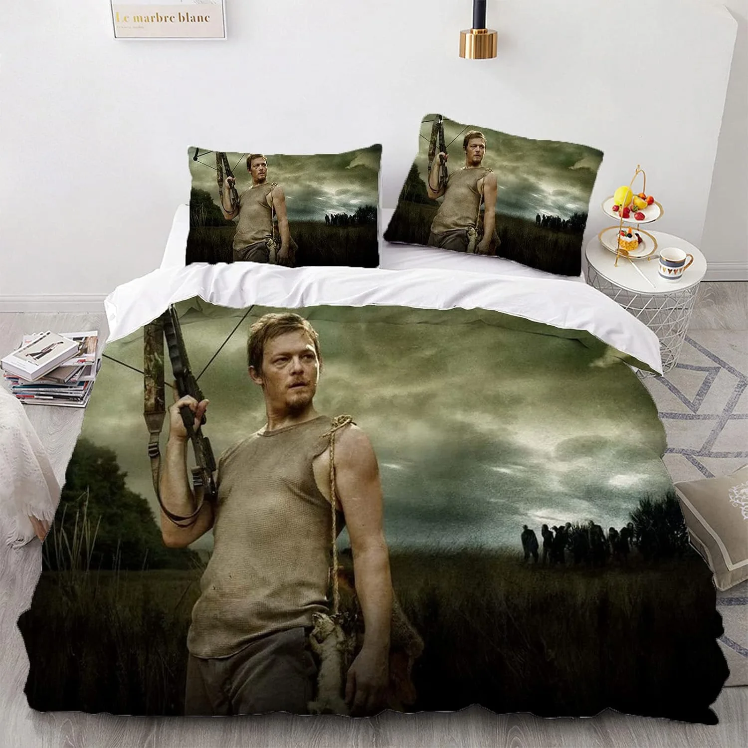 TV The Walking Dead Duvet Cover Pillowcase Bedding Set Adult Boy Girl Bedroom Decoration Children Single Double Size