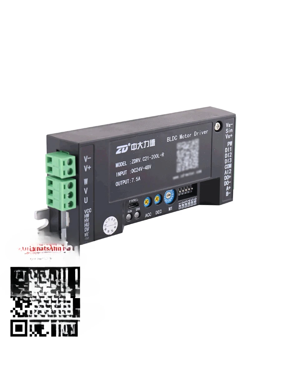 

DC brushless low-voltage driver ZDRV C21-200L-R Control Speed Control Logistics Drive Card