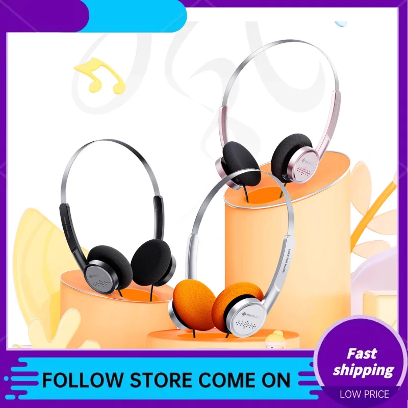 

FiiO SnowSky Wind Проводные наушники в стиле ретро Портативные полуоткрытые HIFI наушники 40 мм Динамические легкие наушники на заказ с креплением на голову