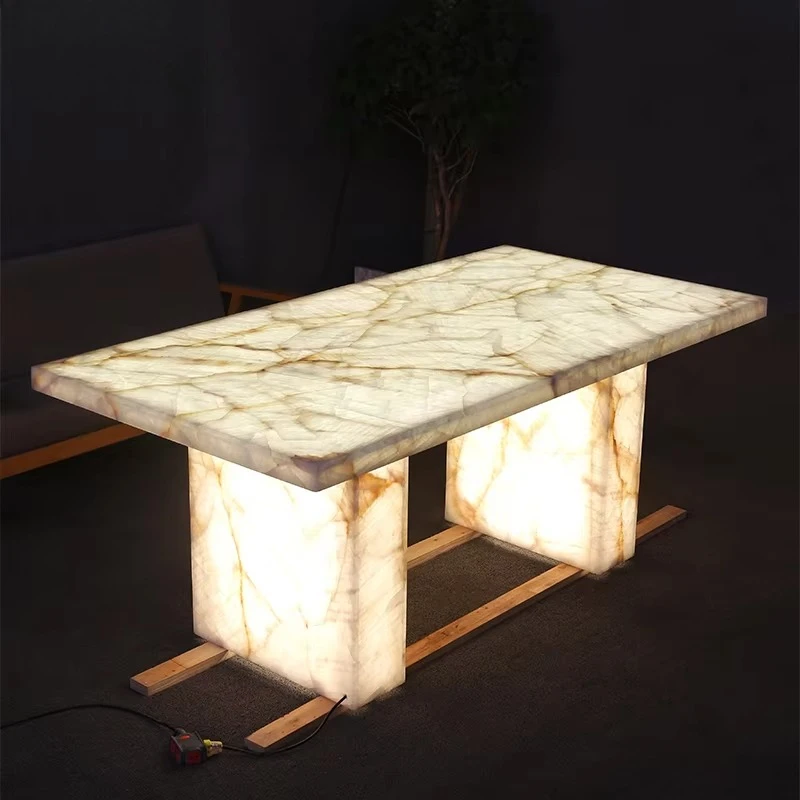 Premium Marble Buffet Dining Table Chic marble breakfast table and kitchen dining table with easy-to-clean surfaces