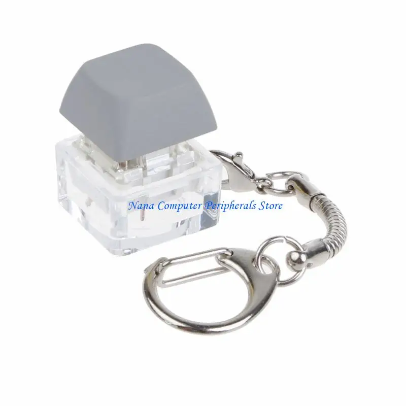 

F68C 1PC Mx Switch Tester for Mechanical Keyboard Dust-Proof Shaft Tester Shaft Cover Colorful Keycap Keychain