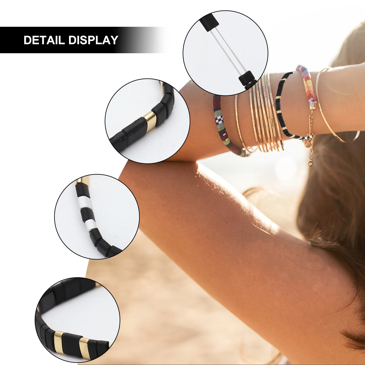 

Stylish Colorful Woven Bracelet Durable Decorative Wrist Chain Comfortable Jewelry For Daily Wear Gift For Men Women Anniversary