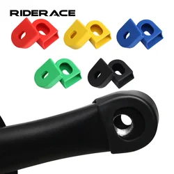 2Pcs Bicycle Crankset Protectors Silicone Mountain Road Bike Crank Arm Protector Caps Wear-Resistant Cycling Accessories