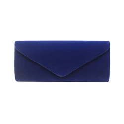 Women Evening Bag Clutch Purse, Handbag With Detachable Chain Strap for Wedding Cocktail Party Velvet Solid Color