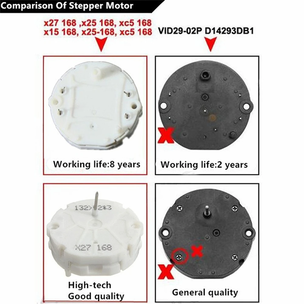 ​6pcs X27.168 Instrument Cluster Stepper Motor Gauge Speedometer For GM GMC 10 Bulbs