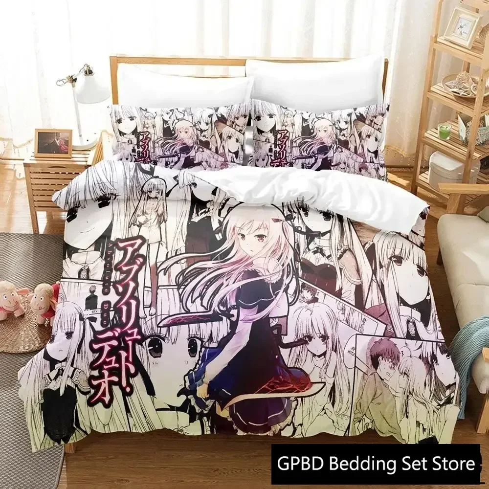 

Absolute Duo Bedding Set Single Twin Full Queen King Size Bed Set Adult Kid Bedroom Duvetcover Sets 3D Print Anime Bed Sheet Set