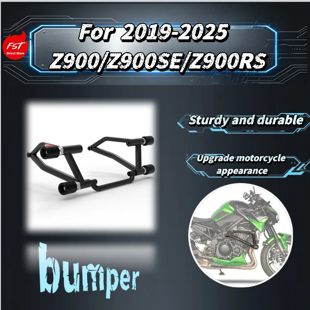 For 2019-2025 Z900 Z900SE Z900RS Durable metal frame guard impact resistant anti-collision protective accessories