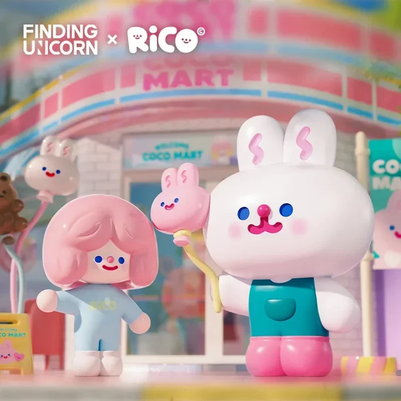

Finding Unicorn RiCO Happy Supermarket Series Blind Box Mystery Box Caixa Sorpresa Girls Anime Figures Cute Model Birthday Gift