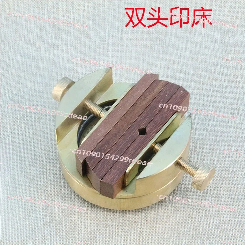 Large double-head copper rotary printing machine, seal cutting copper printing machine