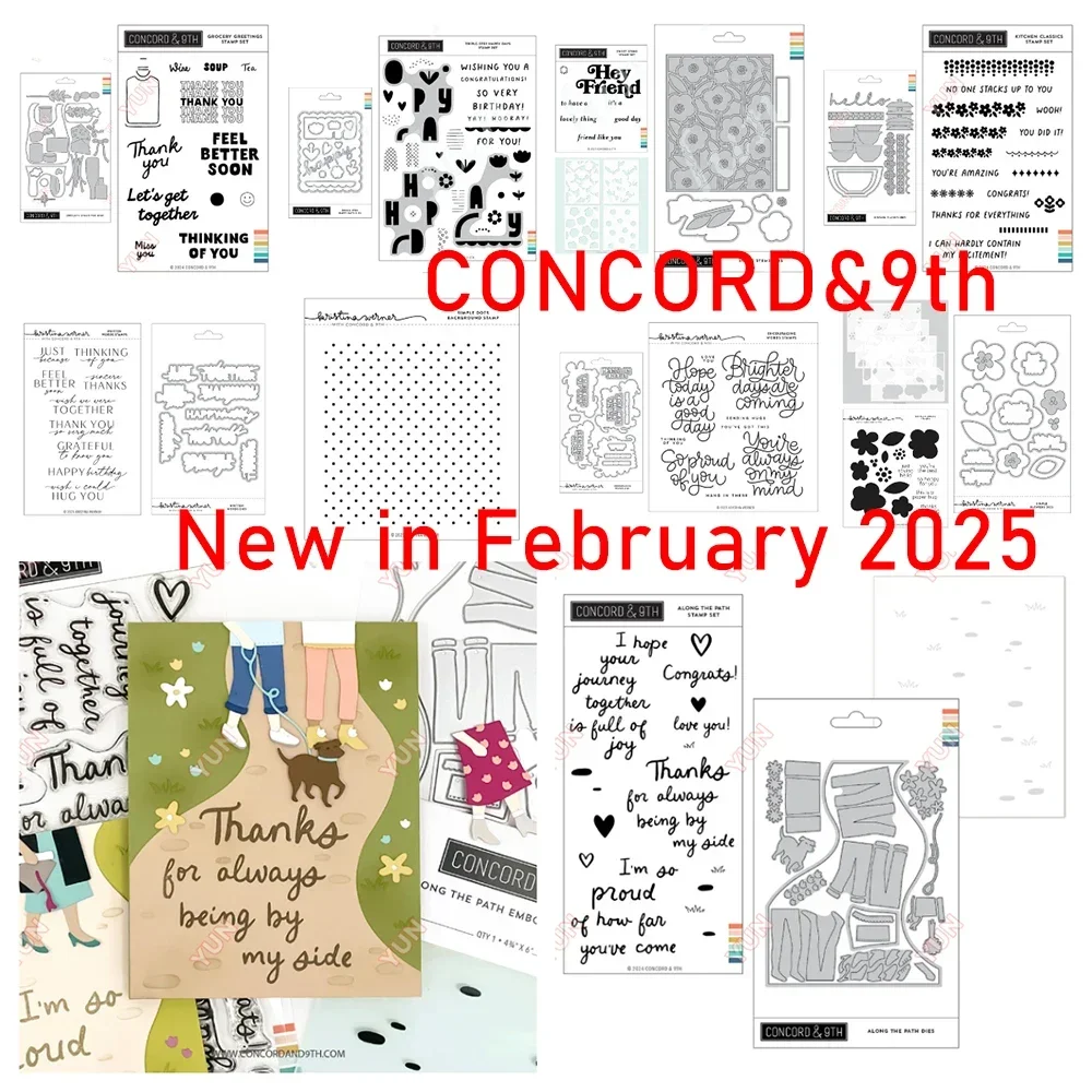 

Scrapbooking 2025 New 9th Cutting Dies Flowers Werner A7 Thin Frames Die and Stamps DIY Greeting Cards Handmade Embossing Molds