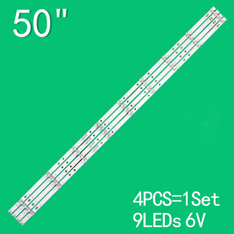 

LED Backlight bar strip For CX50D09-ZC23AG-05 303CX500060 JL.D50091330-006DS-M Smarttech 50LED19NUDSA22 LE50P28USA22 50LUA29E