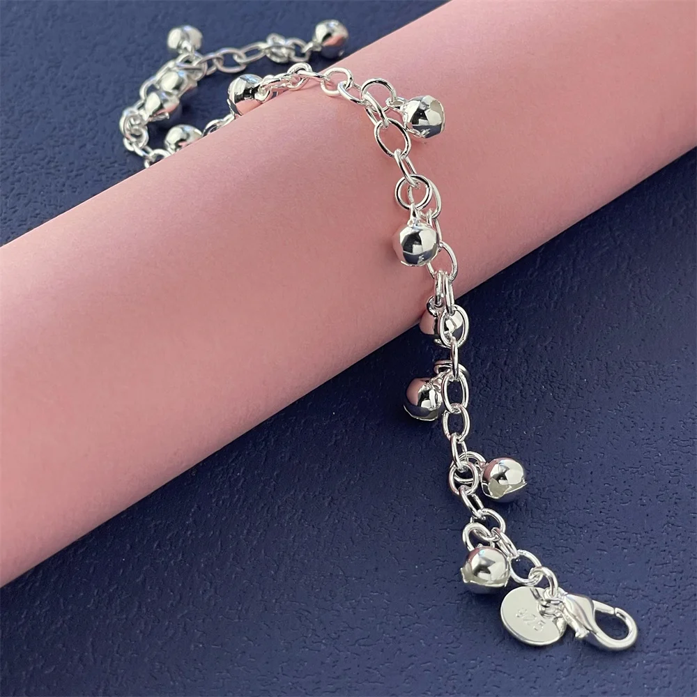 Andara 925 sterling silver bracelet bell exquisite suitable for women fashion wedding party gift jewelry