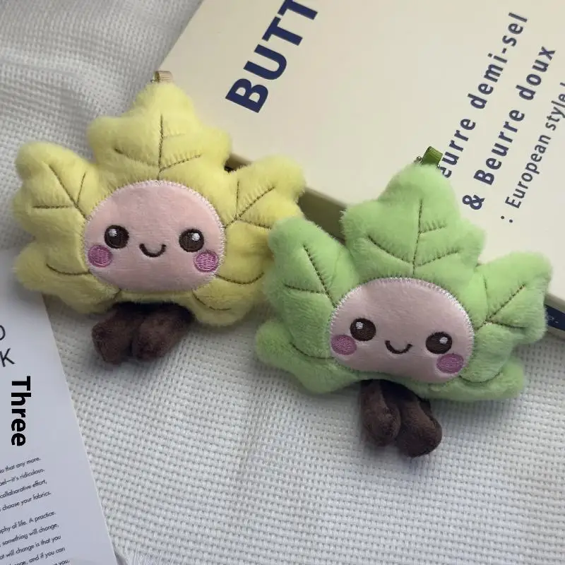 Torebka ślubna, modny dodatek, imitacja liścia klonu, uroczy pluszowy breloczek, prezent dla kolegi/koleżanki